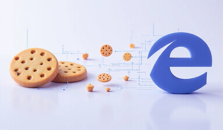 Illustration of various cookie types and their functions on a website
